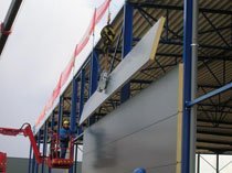 работы с сендвич панелями в Ангарске